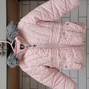 3T pink puffer jacket